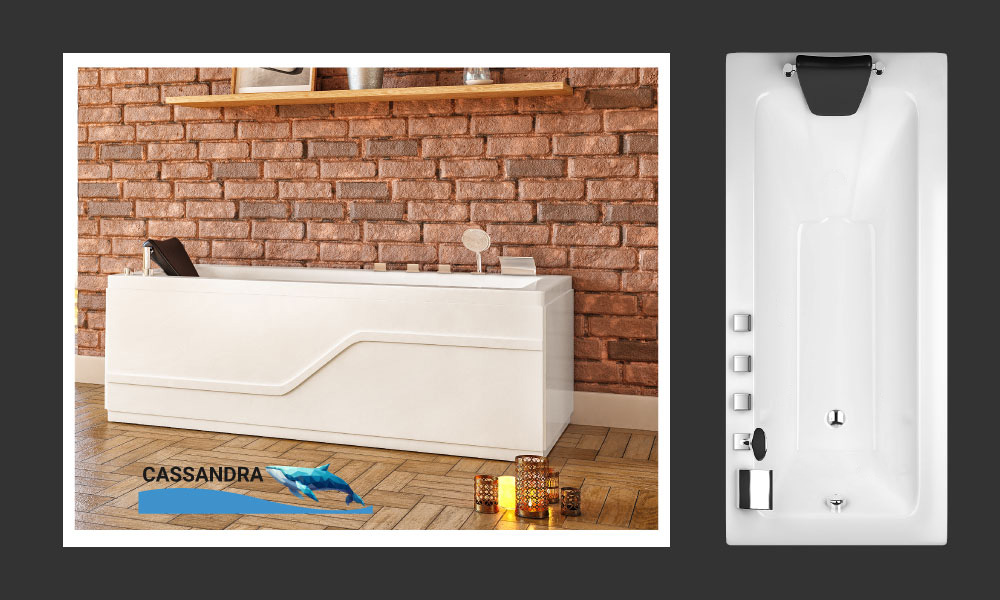 تولیدی وان و جکوزی وال - وان حمام کاساندرا